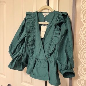 NWT Joie Peplum Top Size XS